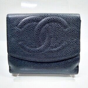 Chanel Wallet Black Caviarskin #226194C13